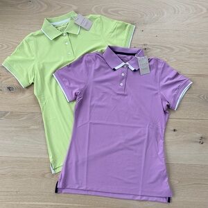 ⛳️NWT Peter Millar Women’s Polos in Lavender and Lime